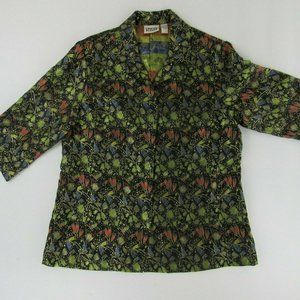 Chicos Womens Button Up Shirt